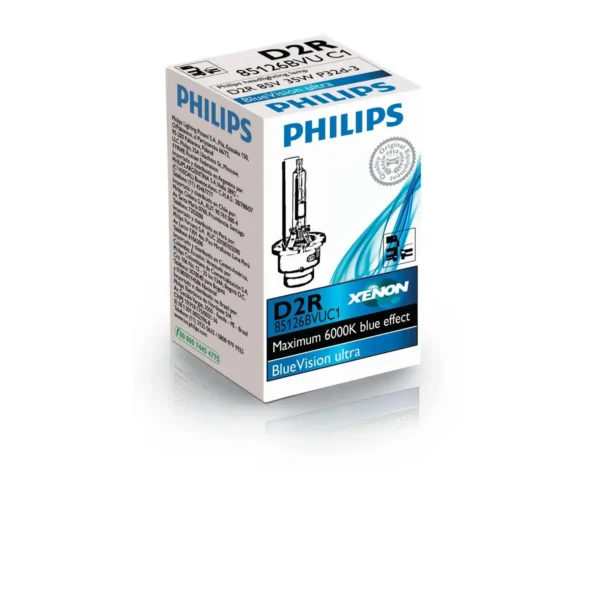 Philips BlueVision ultra Xenon car headlight bulb 85126BVUC1