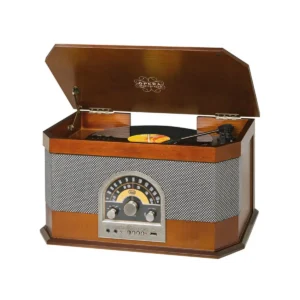 Trevi STEREO WIRELESS TURNTABLE USB AUX-IN TT 1040 BT WOOD