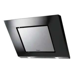 Whirlpool AKR 808 BG cooker hood Wall-mounted Black, Stainless steel 736 m³/h