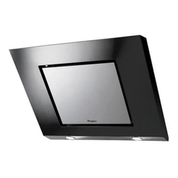 Whirlpool AKR 808 BG cooker hood Wall-mounted Black, Stainless steel 736 m³/h