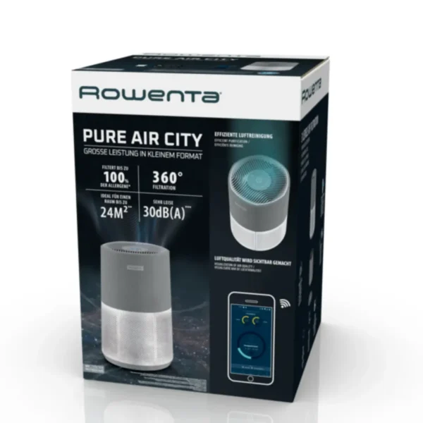 Rowenta Pure Air City PU2840 20 m² 32 dB 23 W White, Grey