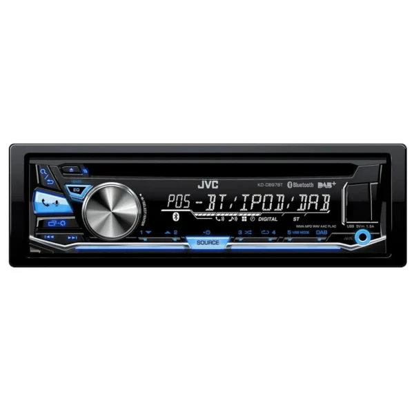 JVC KD-DB97BT car media receiver Black 200 W Bluetooth