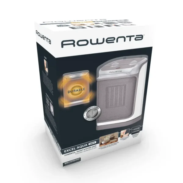 Rowenta Excel Aqua Safe SO9280 Indoor White, Brown, Beige 2000 W Fan electric space heater