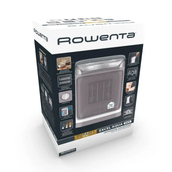 Rowenta Excel Aqua Safe SO9280 Indoor White, Brown, Beige 2000 W Fan electric space heater