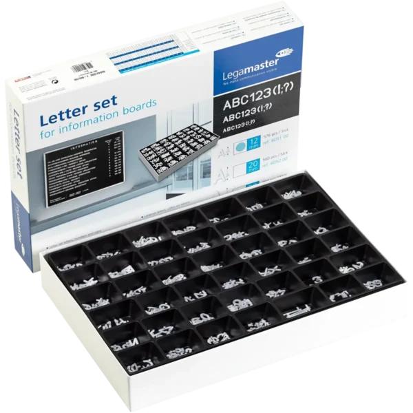 Legamaster character set 12mm 576pcs