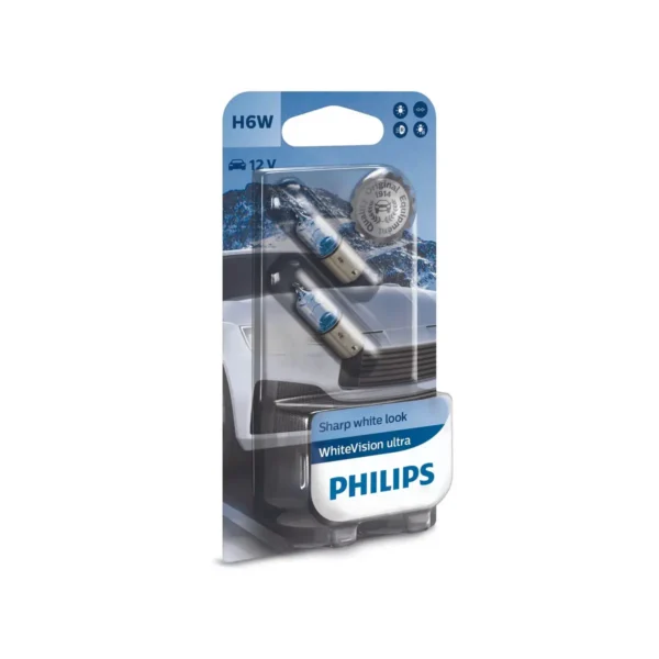 Philips WhiteVision ultra 12036WVUB2 Stylish white look