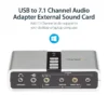 StarTech.com 7.1 USB Audio Adapter External Sound Card with SPDIF Digital Audio