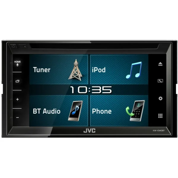JVC KW-V340BT car media receiver Black 50 W Bluetooth