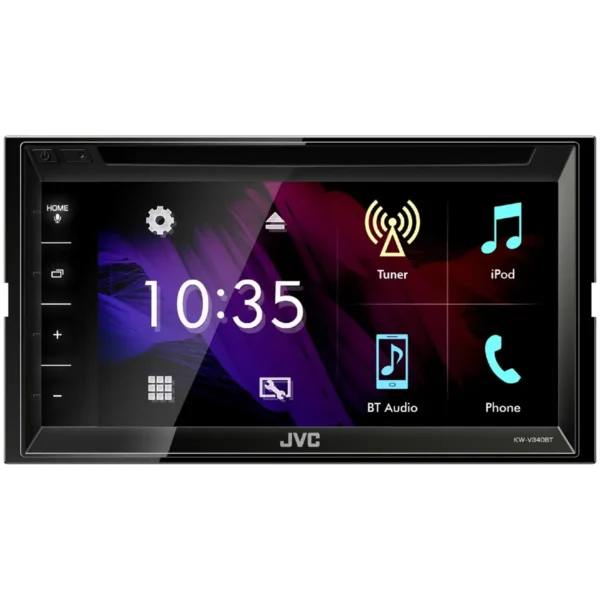 JVC KW-V340BT car media receiver Black 50 W Bluetooth
