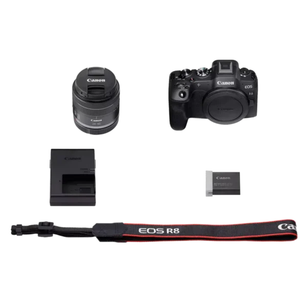 Canon EOS R8 RF24-50 mm F4.5-6.3 IS STM MILC 24.2 MP CMOS 6000 x 4000 pixels Black