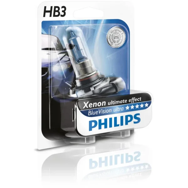 Philips BlueVision ultra car headlight bulb 9005BVUB1
