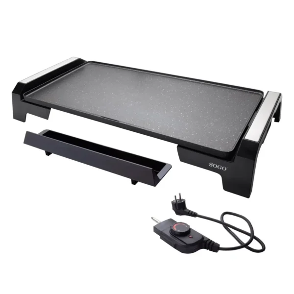Sogo BAR-SS-10335 electric griddle Freestanding 2200 W Black