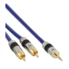 InLine Audio Cable Premium 2x RCA male / 3.5mm male gold plated 7m