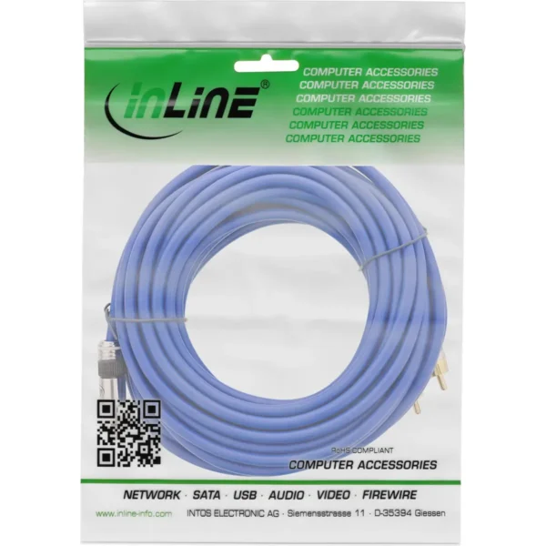 InLine Audio Cable Premium 2x RCA male / 3.5mm male gold plated 25m