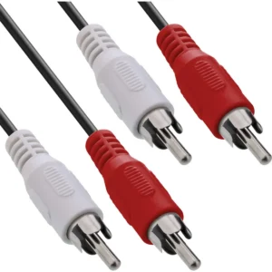 InLine Audio cable, 2x RCA M/M 10m
