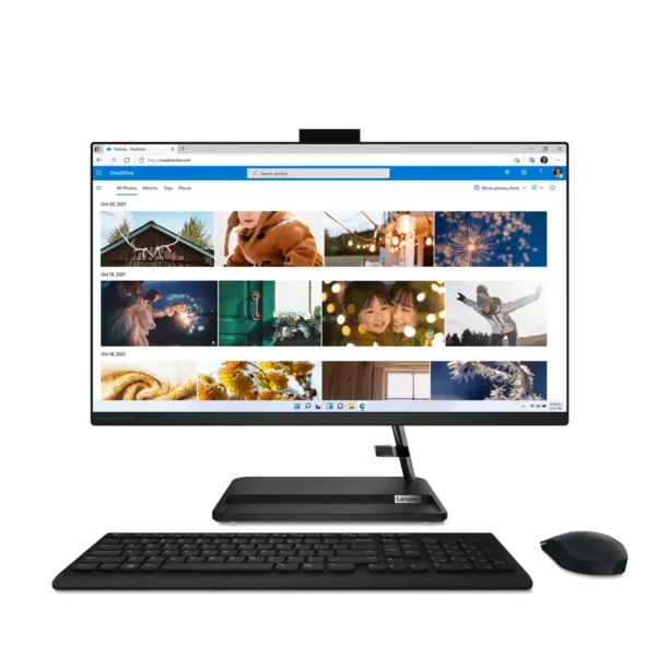 Lenovo IdeaCentre AIO 3 27IAP7 Intel® Core™ i5 i5-12450H 68.6 cm (27″) 1920 x 1080 pixels All-in-One PC 16 GB DDR4-SDRAM 512 GB SSD Windows 11 Home Wi-Fi 6 (802.11ax) Black