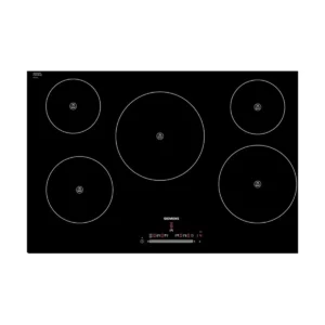 Siemens EH801FM17E hob Black Built-in Zone induction hob 5 zone(s)