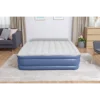 Bestway Tritech Air Mattress Queen with Built-in AC Pump and Antimicrobial Coating 2.03 m x 1.52 m x 46 cm
