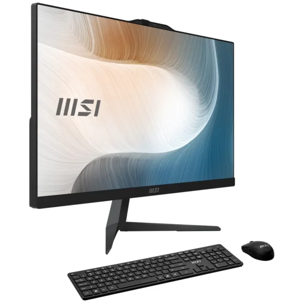 MSI Modern AM242 1M-1082FR Intel Core 5 120U 60.5 cm (23.8″) 1920 x 1080 pixels All-in-One PC 16 GB DDR5-SDRAM 512 GB SSD Windows 11 Pro Wi-Fi 6E (802.11ax) Black