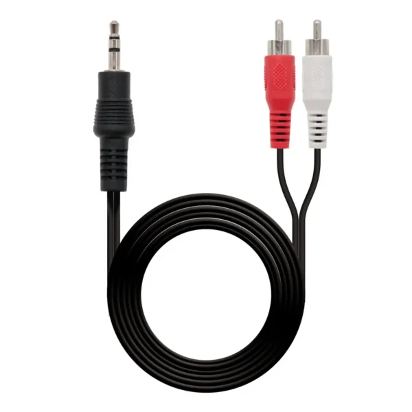Nanocable 10.24.0301 audio cable 1.5 m 3.5mm 2 x RCA Black