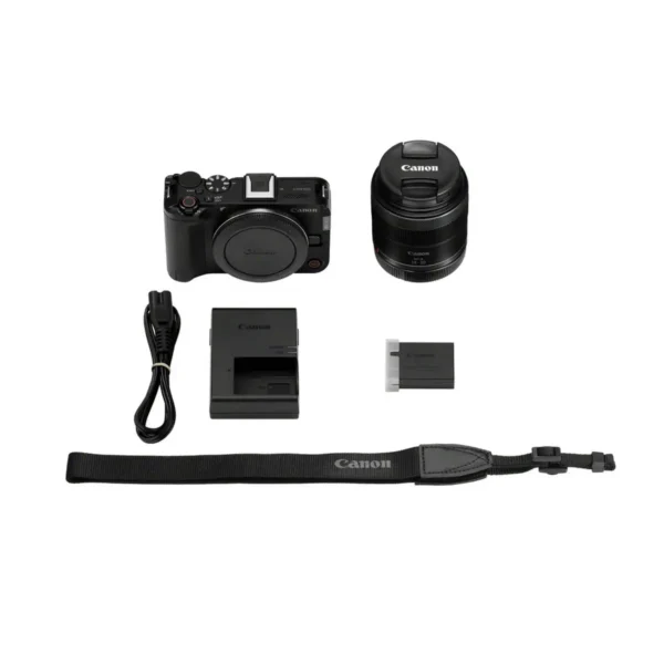 Canon EOS R50V + RF-S 14-30mm f/4-6.3 IS STM PZ Kit MILC 24.2 MP CMOS 6000 x 4000 pixels Black