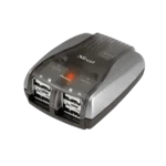 Trust 4 Port USB2 Hub HU-4140p 480 Mbit/s Silver