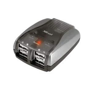 Trust 4 Port USB2 Hub HU-4140p 480 Mbit/s Silver