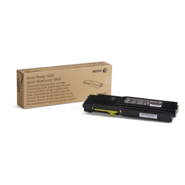 Xerox Genuine Phaser™ 6600, WorkCentre™ 6605 Yellow Toner Cartridge