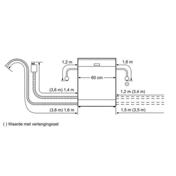 Siemens SN45M507EP dishwasher Freestanding 12 place settings