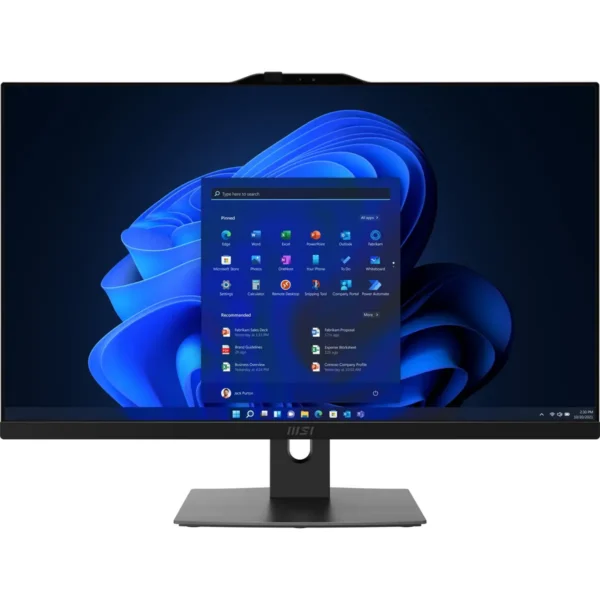 MSI Modern AM272P 12M-663FR Intel® Core™ i5 i5-1235U 68.6 cm (27″) 1920 x 1080 pixels All-in-One PC 8 GB DDR4-SDRAM 512 GB SSD Windows 11 Pro Wi-Fi 6E (802.11ax) Black