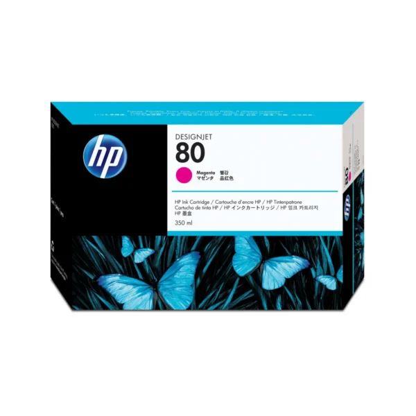 HP 80 350-ml Magenta DesignJet Ink Cartridge