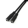 StarTech.com Headset adapter for headsets with separate headphone / microphone plugs – 3.5mm 4 position to 2x 3 position 3.5mm M/F