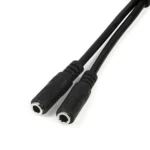 StarTech.com Headset adapter for headsets with separate headphone / microphone plugs – 3.5mm 4 position to 2x 3 position 3.5mm M/F