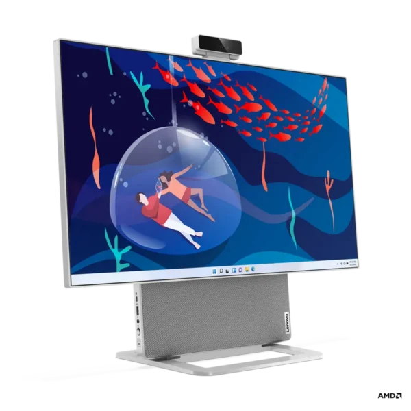 Lenovo Yoga AIO 7 AMD Ryzen™ 7 7840HS 68.6 cm (27″) 2560 x 1440 pixels All-in-One PC 32 GB LPDDR5-SDRAM 1 TB SSD NVIDIA GeForce RTX 4050 Windows 11 Home Wi-Fi 6E (802.11ax) Grey
