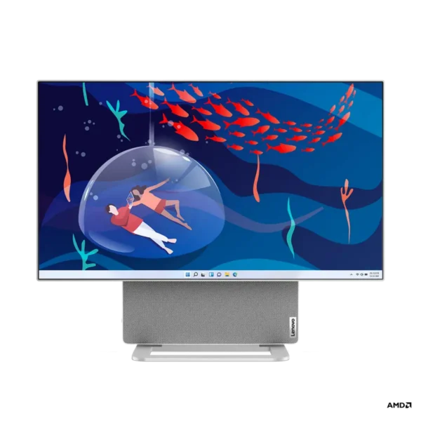 Lenovo Yoga AIO 7 AMD Ryzen™ 7 7840HS 68.6 cm (27″) 2560 x 1440 pixels All-in-One PC 32 GB LPDDR5-SDRAM 1 TB SSD NVIDIA GeForce RTX 4050 Windows 11 Home Wi-Fi 6E (802.11ax) Grey