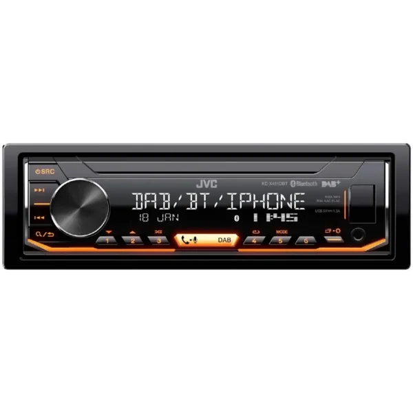 JVC KD-X451DBT Black 350 W Bluetooth
