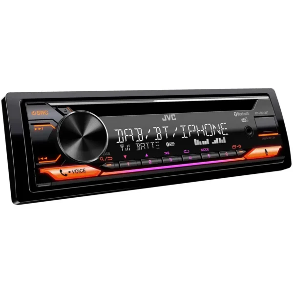 JVC KD-DB912BT car media receiver Black 200 W Bluetooth