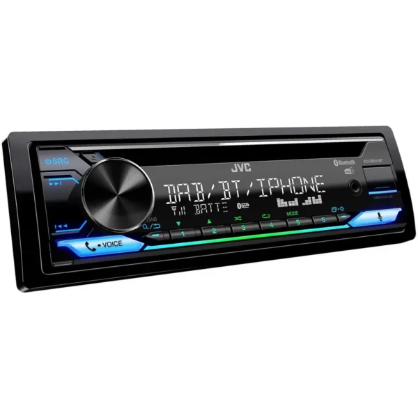 JVC KD-DB912BT car media receiver Black 200 W Bluetooth