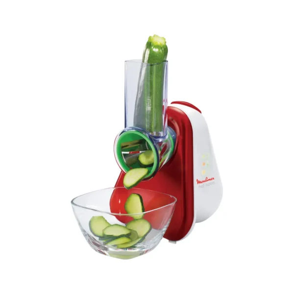 Moulinex DJ7535 electric grater/spiralizer Plastic Red