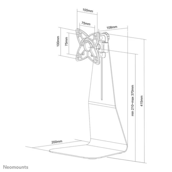 Neomounts FPMA-D800 Monitor stand 10-27″