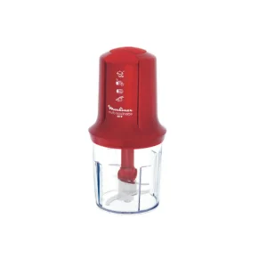 Moulinex AT712G61 electric food chopper 0.5 L Red, Transparent