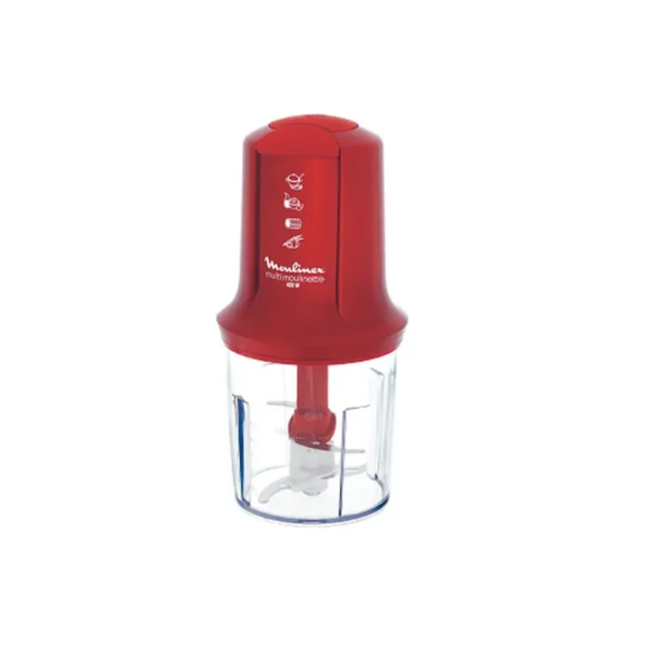 Moulinex AT712G61 electric food chopper 0.5 L Red, Transparent
