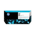 HP 81 Black DesignJet Dye Printhead and Printhead Cleaner