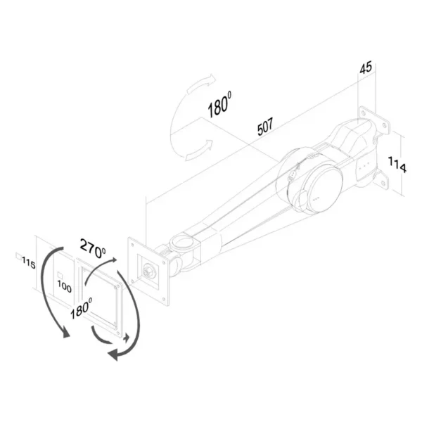 Neomounts NewStar flat screen wall mount