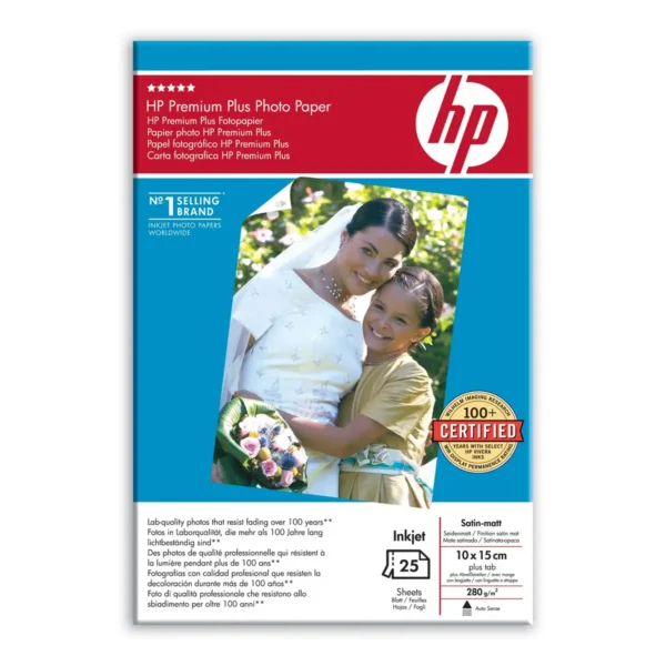 HP Premium Plus Satin-matt White Satin-matte