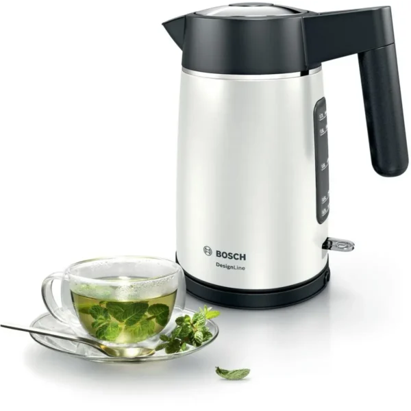 Bosch TWK5P471GB electric kettle 1.7 L 3000 W Black, White