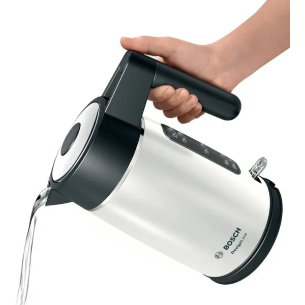 Bosch TWK5P471GB electric kettle 1.7 L 3000 W Black, White