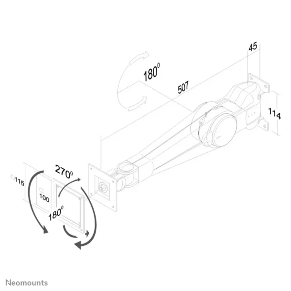 Neomounts tv wall mount