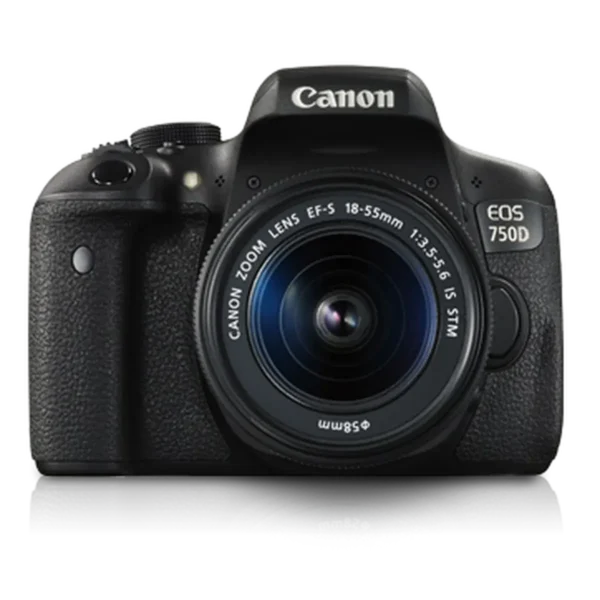 Canon EOS 750D + EF-S18-55mm IS STM SLR Camera Kit 24.2 MP CMOS 6000 x 4000 pixels Black