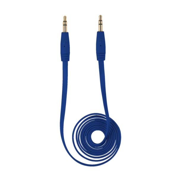 Trust Flat audio cable 1 m 3.5mm Blue